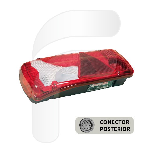 REAR LAMPS REAR LAMPS WITH TRIANGLE WITH LICENSE P